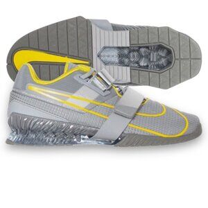 Nike Romaleos 4 Mens Weightlifting Shoes Wolf Grey/Lightening CD3463 002 (NEW)